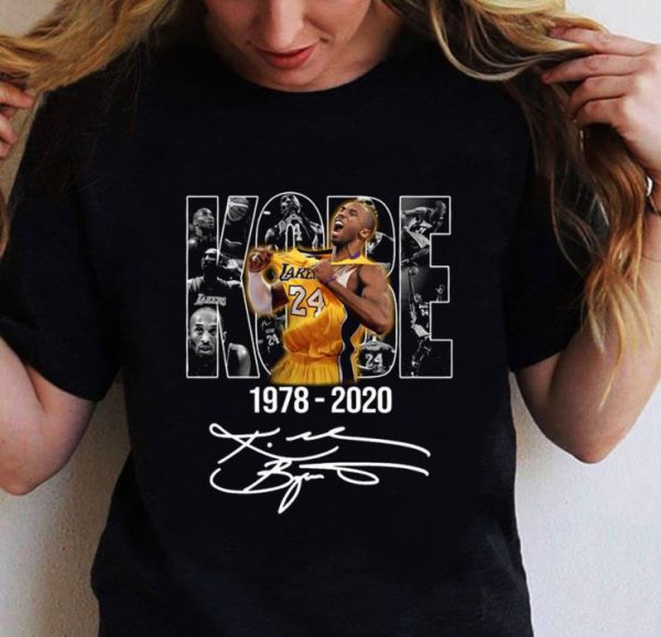 Original 24 Kobe Bryant Lakers 1978-2020 signature shirt