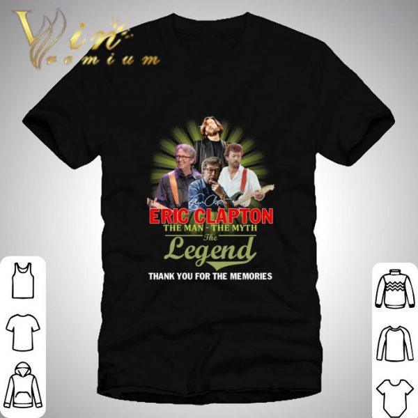 Eric Clapton Guitarist Signature The Man The Myth The Legend shirt