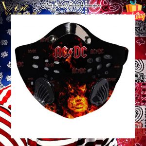 ACDC Rock Band Face Mask With Filter