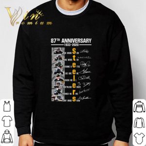 Pittsburgh Steelers 87th anniversary 1933-2020 signatures shirt 2