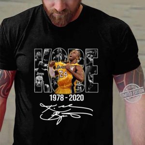 Original 24 Kobe Bryant Lakers 1978-2020 signature shirt 2