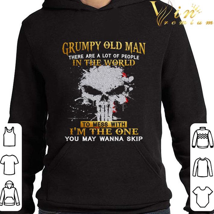24e08dc6 skull grumpy old man there are a lot of people in the world shirt 4 - Skull Grumpy Old Man There Are A Lot Of People In The World shirt