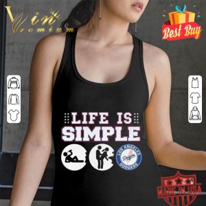 Best Life Is Simple Beer Fuck and Los Angeles Dodgers shirt 2