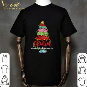 Crocs Crocin around the Christmas tree shirt 1