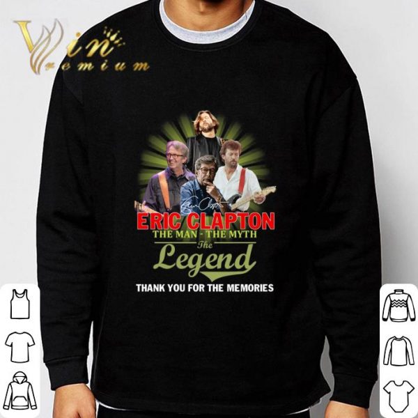 Eric Clapton Guitarist Signature The Man The Myth The Legend shirt