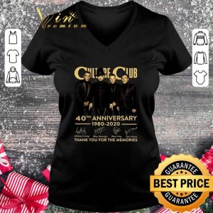 Official Thank You Culture Club Band Member 40th Anniversary 1980-2020 Signed shirt 1