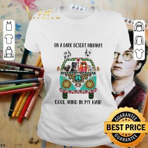 Premium Hippie Bus Great Dane On A Dark Desert Cool Wind In My Hair shirt 1