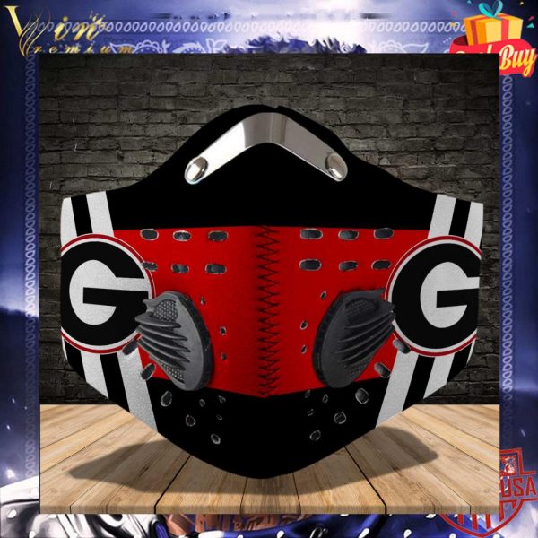 Georgia Bulldogs Logo Face Mask With Filter