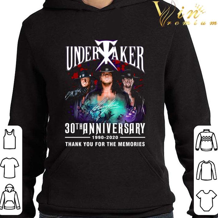 345c9ecd logo undertaker 30th anniversary signed thank you for the memories shirt 4 - Logo Undertaker 30th Anniversary Signed Thank You For The Memories shirt