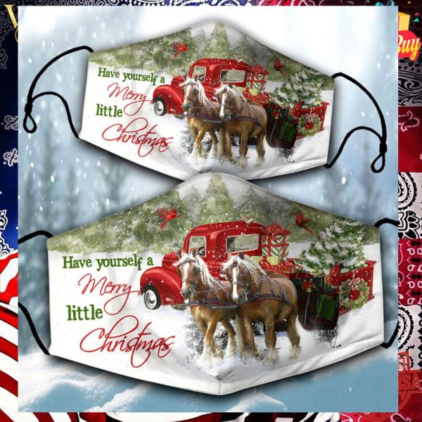 Have yourself a merry little Christmas face mask