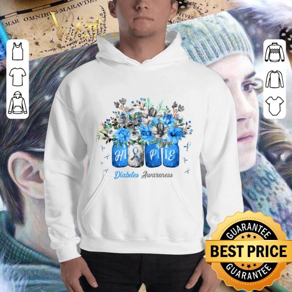 Hot Hippie Diabetes Awareness shirt