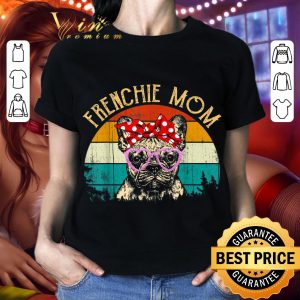 Best Frenchie Mom Vintage Retro Style French Bulldog shirt 1