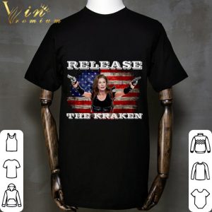 Sidney Powell Release The Kraken Trump American flag shirt 1