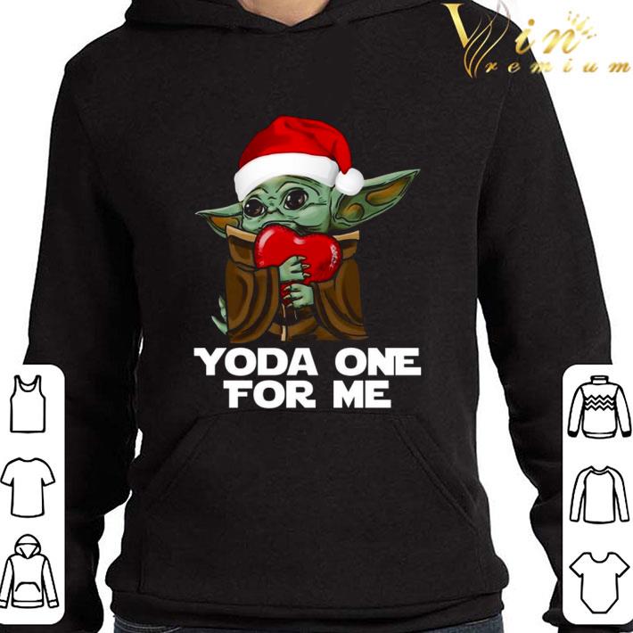 5829b23c star wars baby yoda christmas yoda one for me shirt 4 - Star Wars Baby Yoda Christmas Yoda One For Me shirt