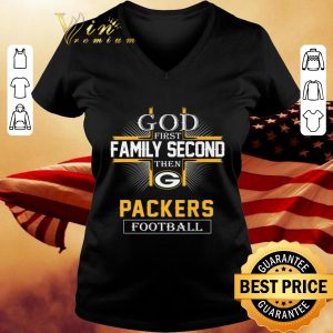 Original God First Family Second Then Green Bay Packers NFL Football shirt 2