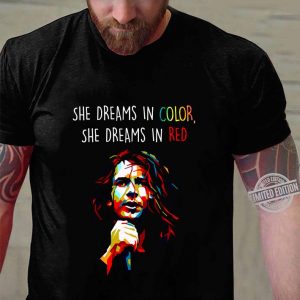 Best Pearl Jam Eddie Vedder She Dreams In Color She Dreams In Red shirt 2
