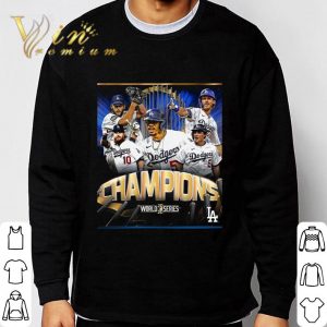 2020 World Series Champions Los Angeles Dodgers blue baseball players shirt 2