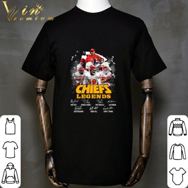 Kansas City Chiefs signatures legends never die shirt