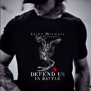 Saint Michael The Archangel Defend Us In Battle Coronavirus shirt 1