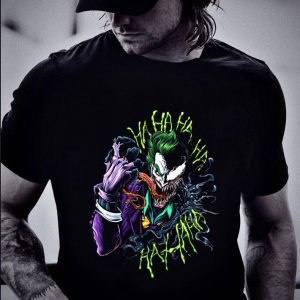 DC vs Marvel Joker vs Venom ha ha ha shirt 1