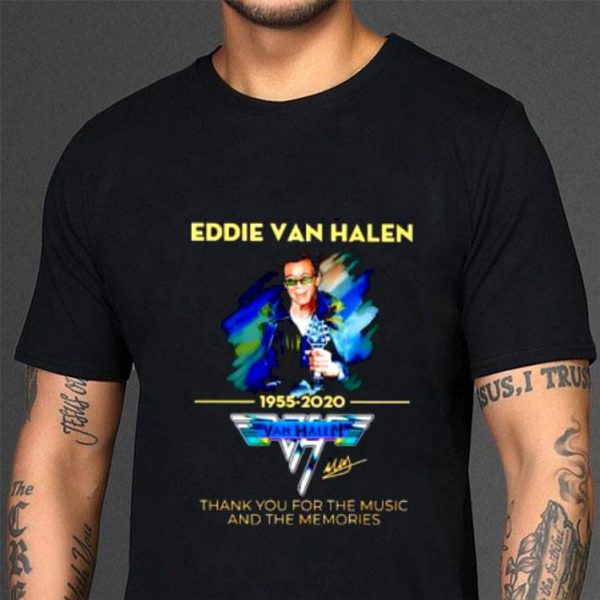 Best Signature Eddie Van Halen Thank You For The Music And Memories shirt