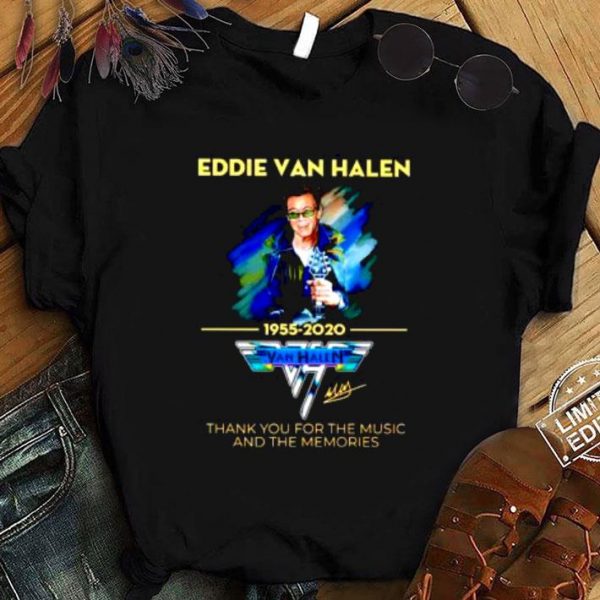 Best Signature Eddie Van Halen Thank You For The Music And Memories shirt