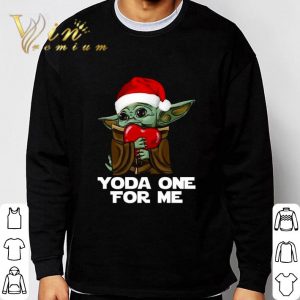 Star Wars Baby Yoda Christmas Yoda One For Me shirt 2