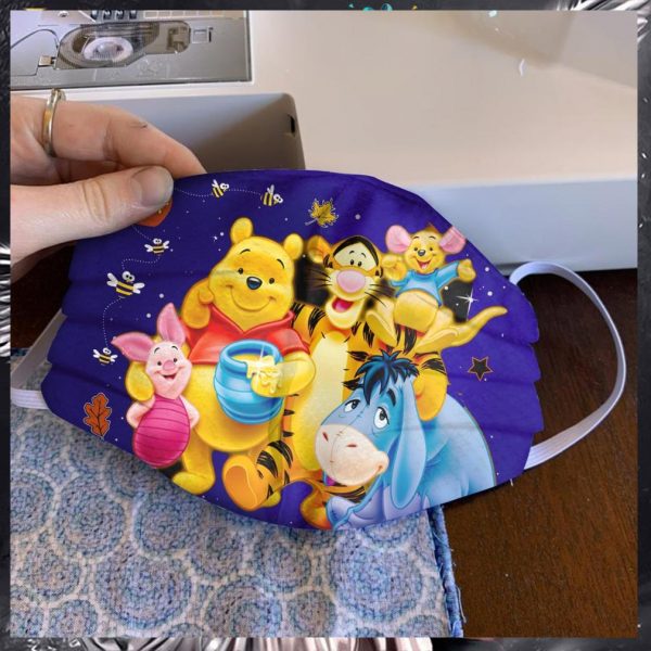Pooh and friends face mask