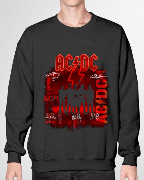 Original PWR UP ACDC Album Power Up Signatures shirt