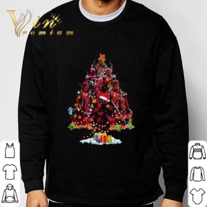Marvel Deadpool Christmas Tree shirt 2