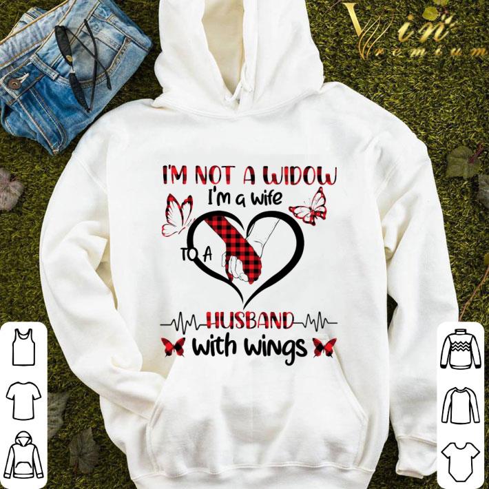 I'm Not A Widow I'm A Wife To A Husband With Wings Plaid shirt 7641f8d5 i m not a widow i m a wife to a husband with wings plaid shirt 4 - I'm Not A Widow I'm A Wife To A Husband With Wings Plaid shirt