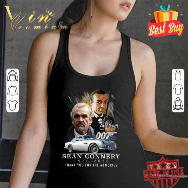 Premium 007 James Bond RIP Sean Connery 1930-2020 signature shirt