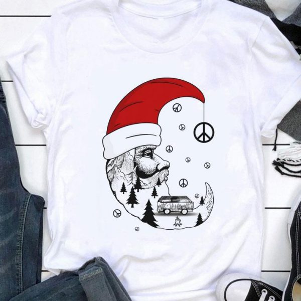 Santa Moon Peace Sign shirt