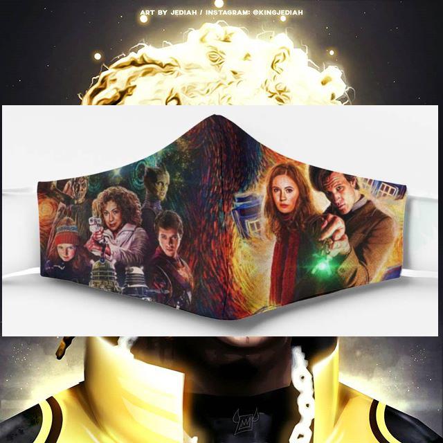 Doctor Who Poster Face Mask 84b60d8e doctor who poster face mask 4 - Doctor Who Poster Face Mask
