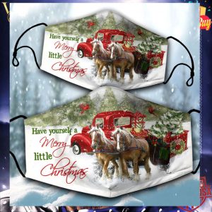 Have yourself a merry little Christmas face mask 2