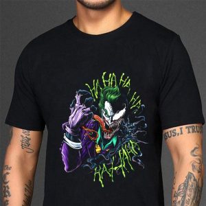 DC vs Marvel Joker vs Venom ha ha ha shirt 2