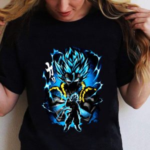 Funny Gogeta SSJ Blue Son Goku Fusion Vegeta Dragon Ball Z shirt 1