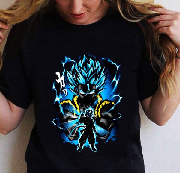 Funny Gogeta SSJ Blue Son Goku Fusion Vegeta Dragon Ball Z shirt