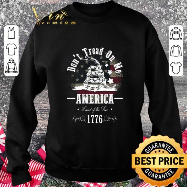 Original Gadsden flag Don't Tread On Me America Land Of The Tree 1776 shirt