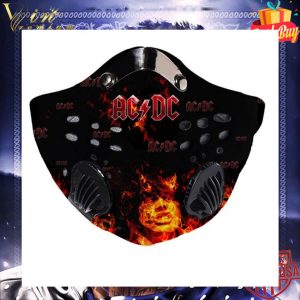 ACDC Rock Band Face Mask With Filter 2