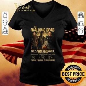 Hot The Walking Dead 10th Anniversary 2010-2020 Rick Daryl Negan shirt 2