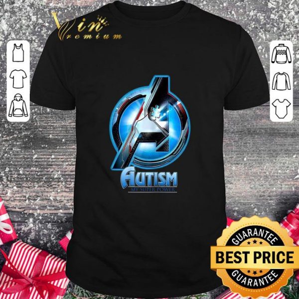 Best Logo Avengers Autism Awareness My Super Power shirt