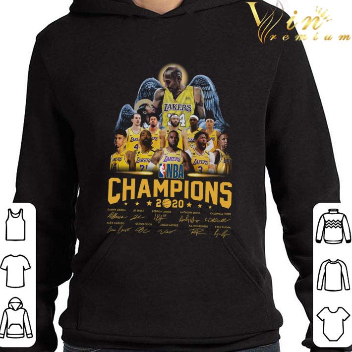 aa77f1fc kobe gianna bryant lakers nba champions 2020 signatures shirt 4 - Kobe Gianna Bryant Lakers NBA champions 2020 signatures shirt
