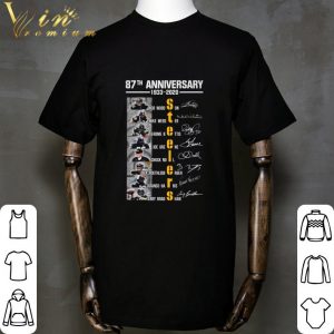 Pittsburgh Steelers 87th anniversary 1933-2020 signatures shirt 1