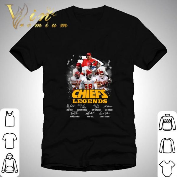 Kansas City Chiefs signatures legends never die shirt