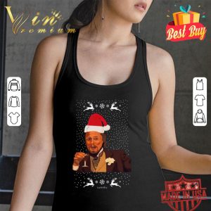 Premium Leonardo DiCaprio Drinking Meme Ugly Christmas shirt 2