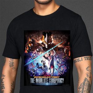 Ultraman Ultra Galaxy Fight The Absolute Conspiracy Poster Remake shirt 2