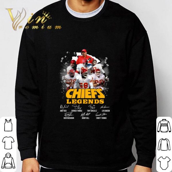 Kansas City Chiefs signatures legends never die shirt