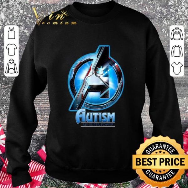 Best Logo Avengers Autism Awareness My Super Power shirt