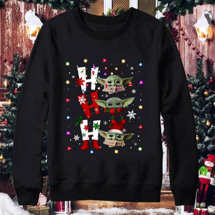 b5f588c8 best star wars baby yoda christmas ho ho ho shirt 4 - Best Star Wars Baby Yoda Christmas Ho Ho Ho shirt